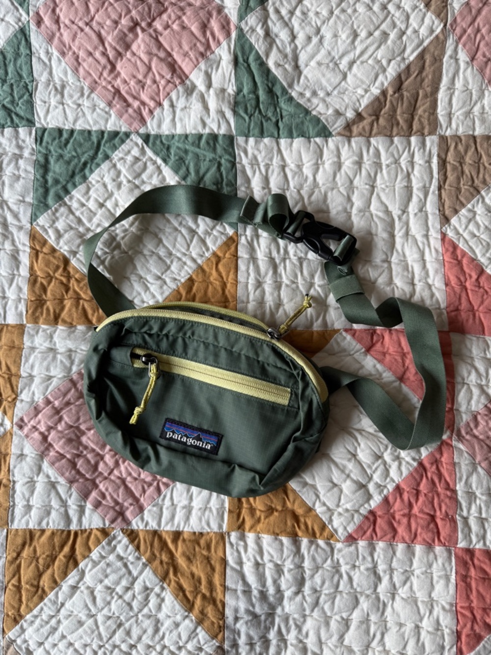 Patagonia Olive Green Crossbody Bag